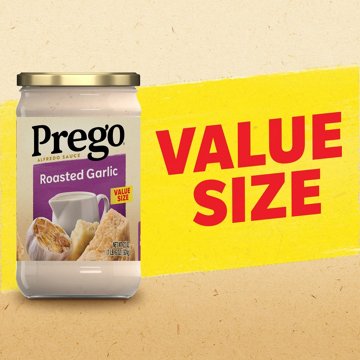 Prego Alfredo Sauce with Roasted Garlic & Parmesan Cheese, 22 oz