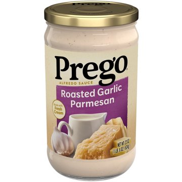 Prego Alfredo Sauce with Roasted Garlic & Parmesan Cheese, 22 oz