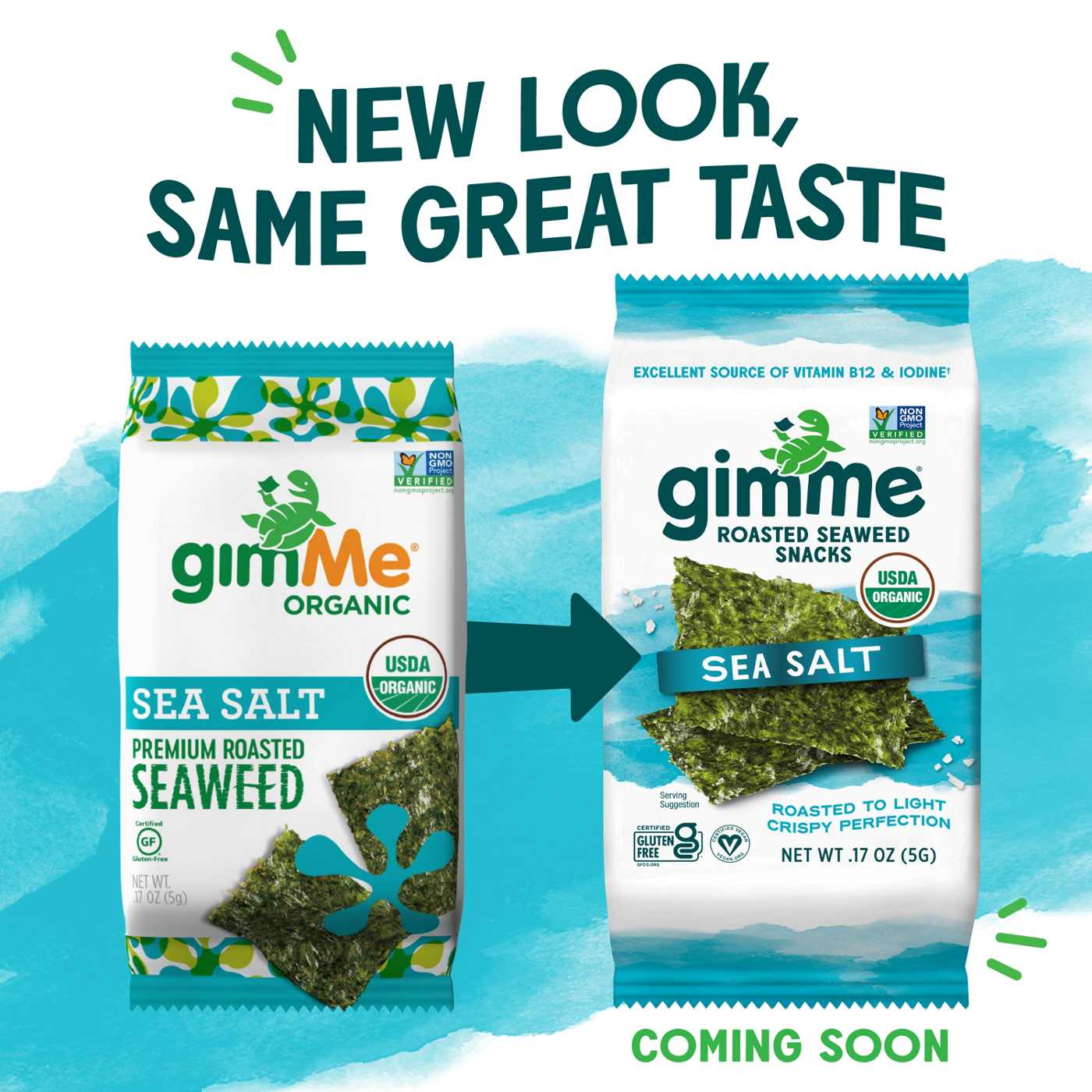 gimme Roasted Seaweed Snacks - Sea Salt; image 4 of 9