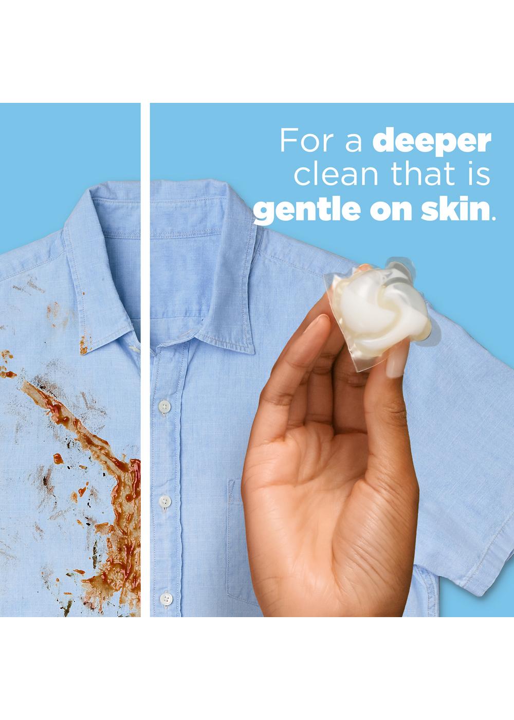 Tide PODS Free & Gentle Laundry Detergent Soap Pacs - Unscented; image 7 of 10