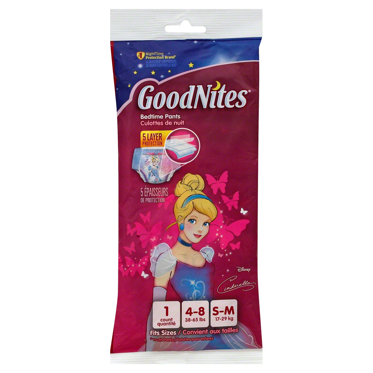 Goodnites Overnight Underwear for Girls - S/M - Shop Training Pants at H-E-B