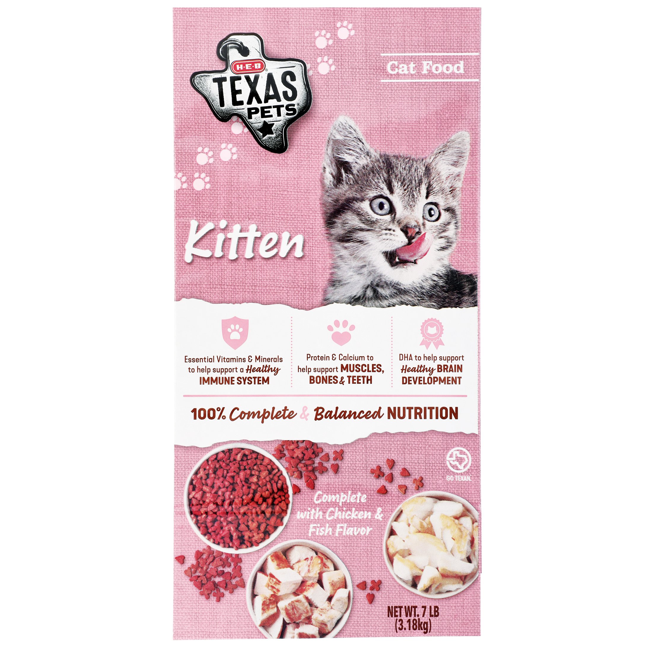 HEB Texas Pets Kitten Formula Dry Cat Food Shop Food at HEB
