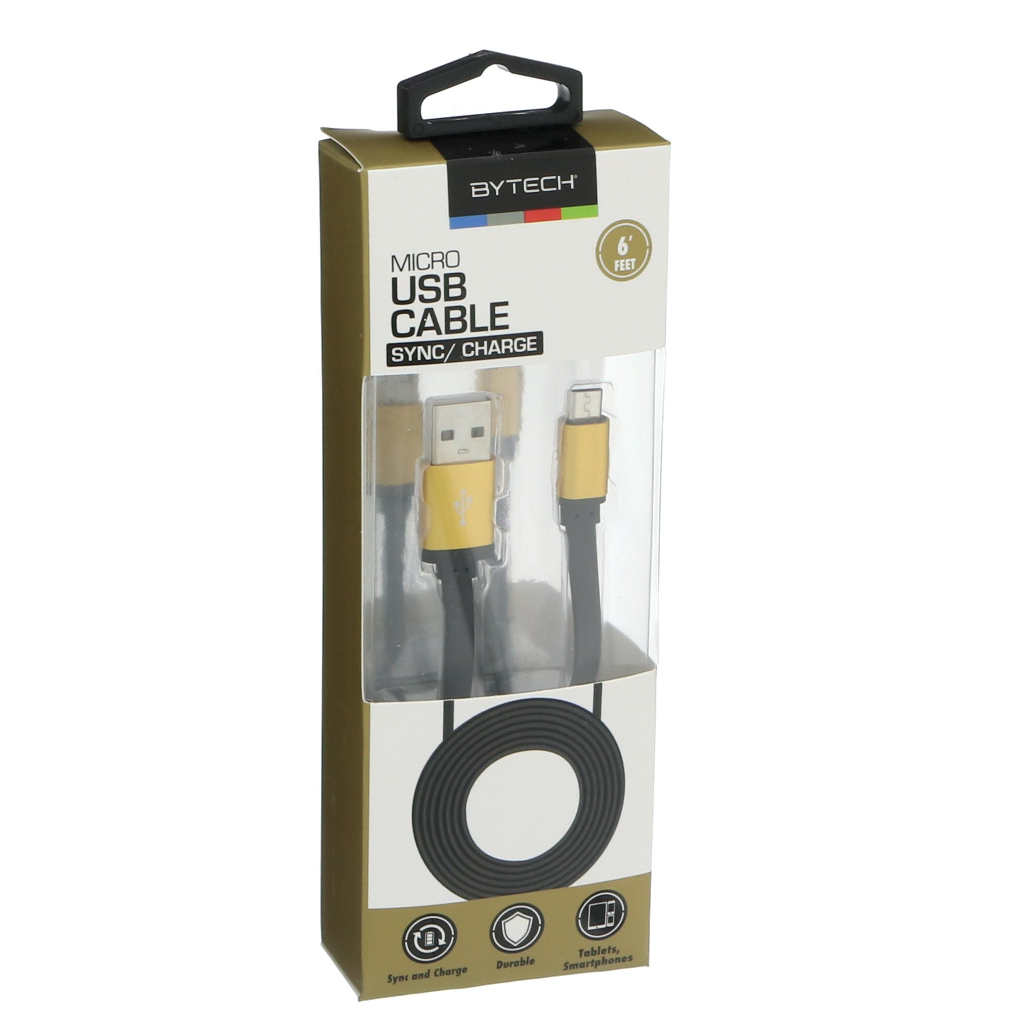 Bytech Micro USB Sync/ Charge Cable, Assorted Colors - Shop Phone ...