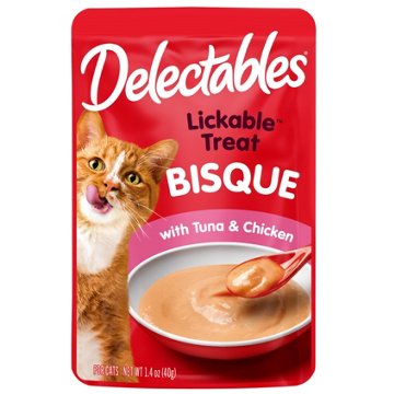 Hartz Delectables Bisque Cat Treat - Tuna & Chicken