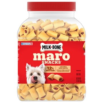 MilkBone MaroSnacks Small Dog Treats With Bone Marrow, 40 oz