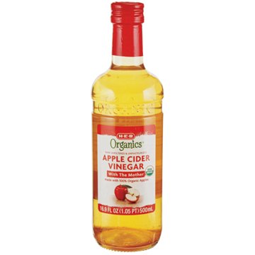 H-E-B Organics Apple Cider Vinegar, 16.9 oz