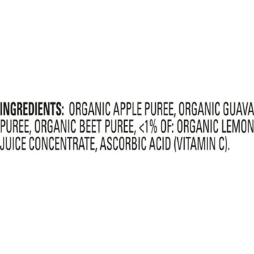 Happy Baby Clearly Crafted Stage 2 Apples Guavas & Beets  Baby Food Pouch