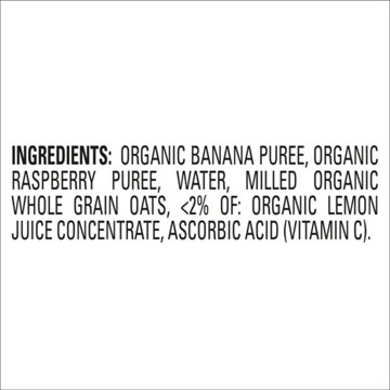 Happy Baby Organics Stage 2 Bananas Raspberries & Oats Organic Baby