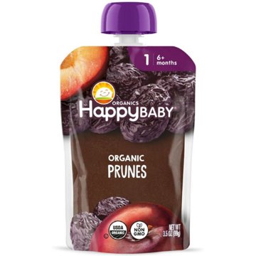 Happy Baby Organics Stage 1 Prunes Organic Baby Food Pouch