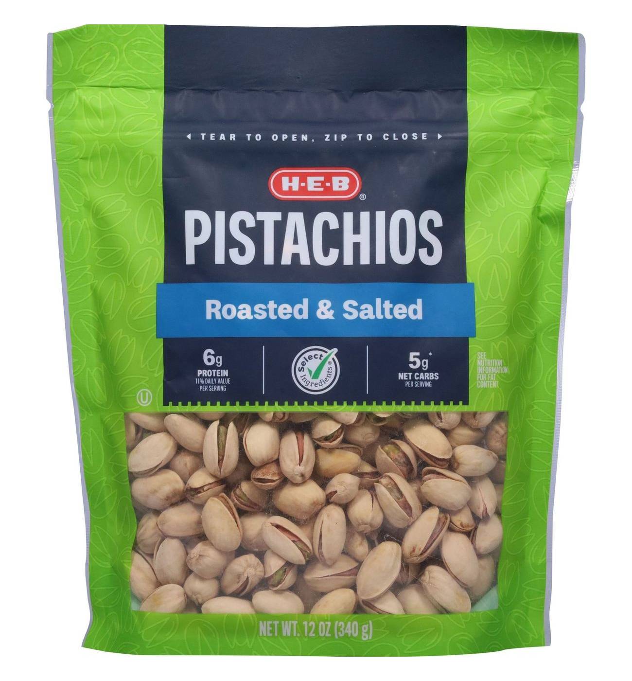 H-E-B Salted Roasted Pistachios; image 5 of 5