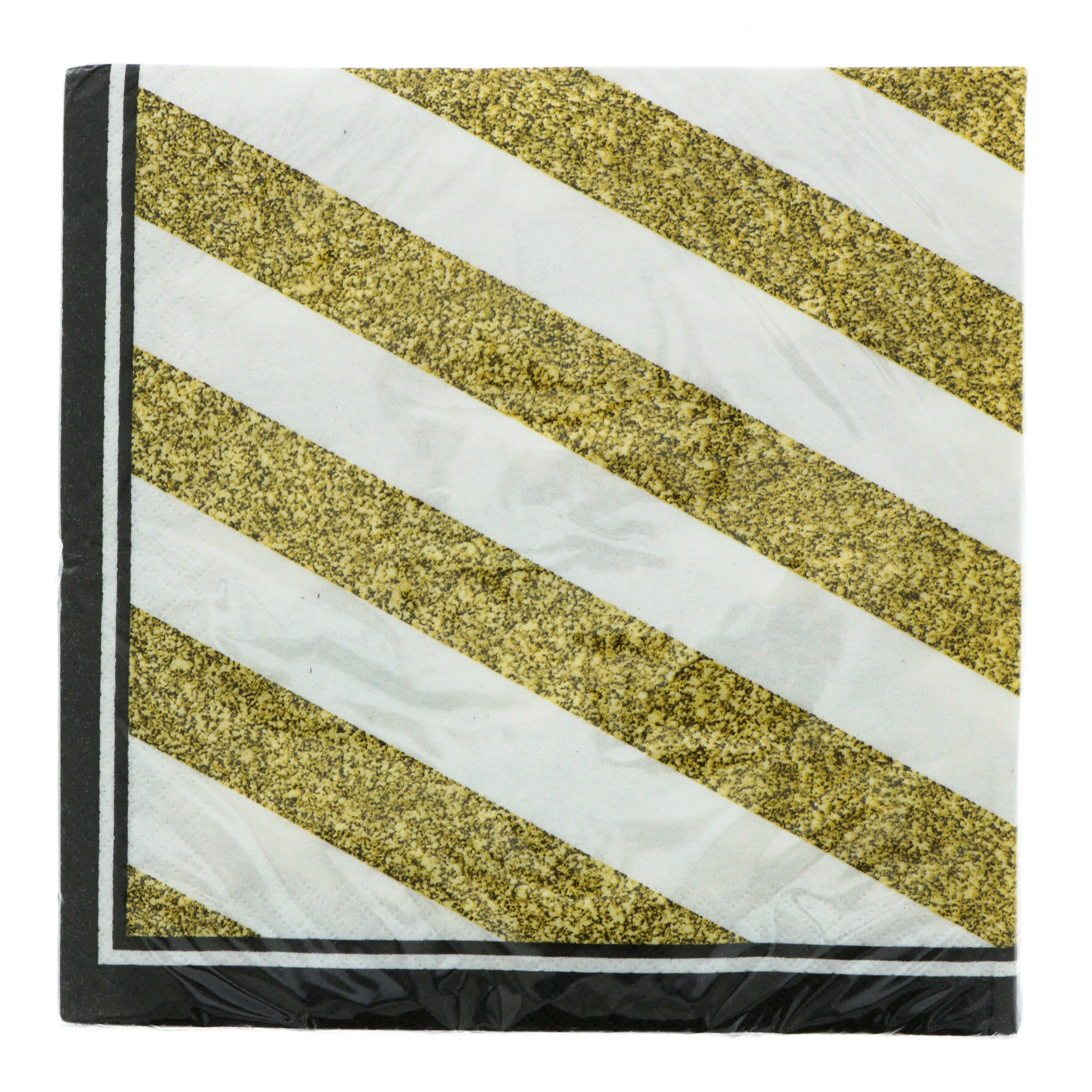 Creative Converting Black & Gold Lunch Napkins Shop Napkins & Table