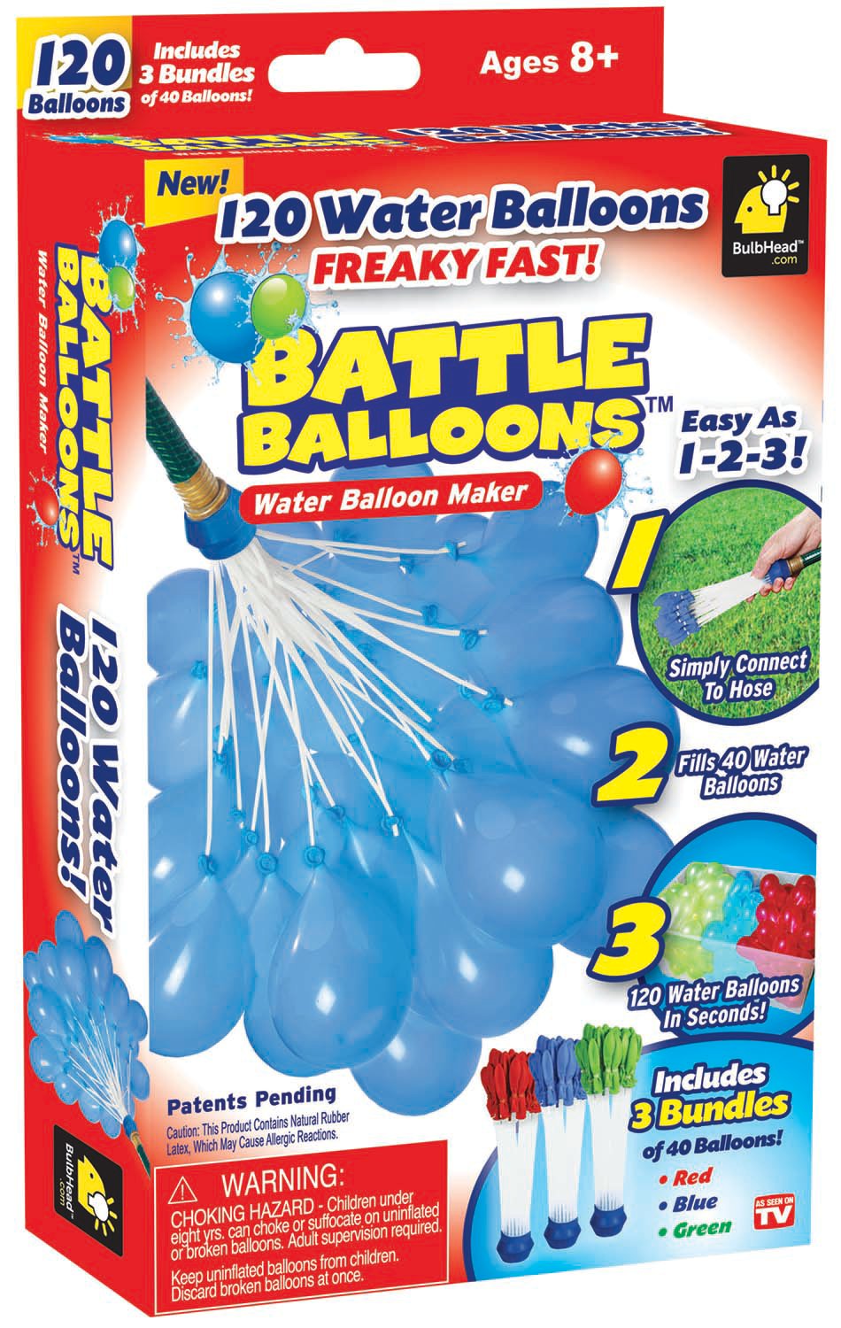 Misleidend Struikelen verfrommeld As Seen On TV Battle Ballons Water Ballon Maker - Shop Toys at H-E-B