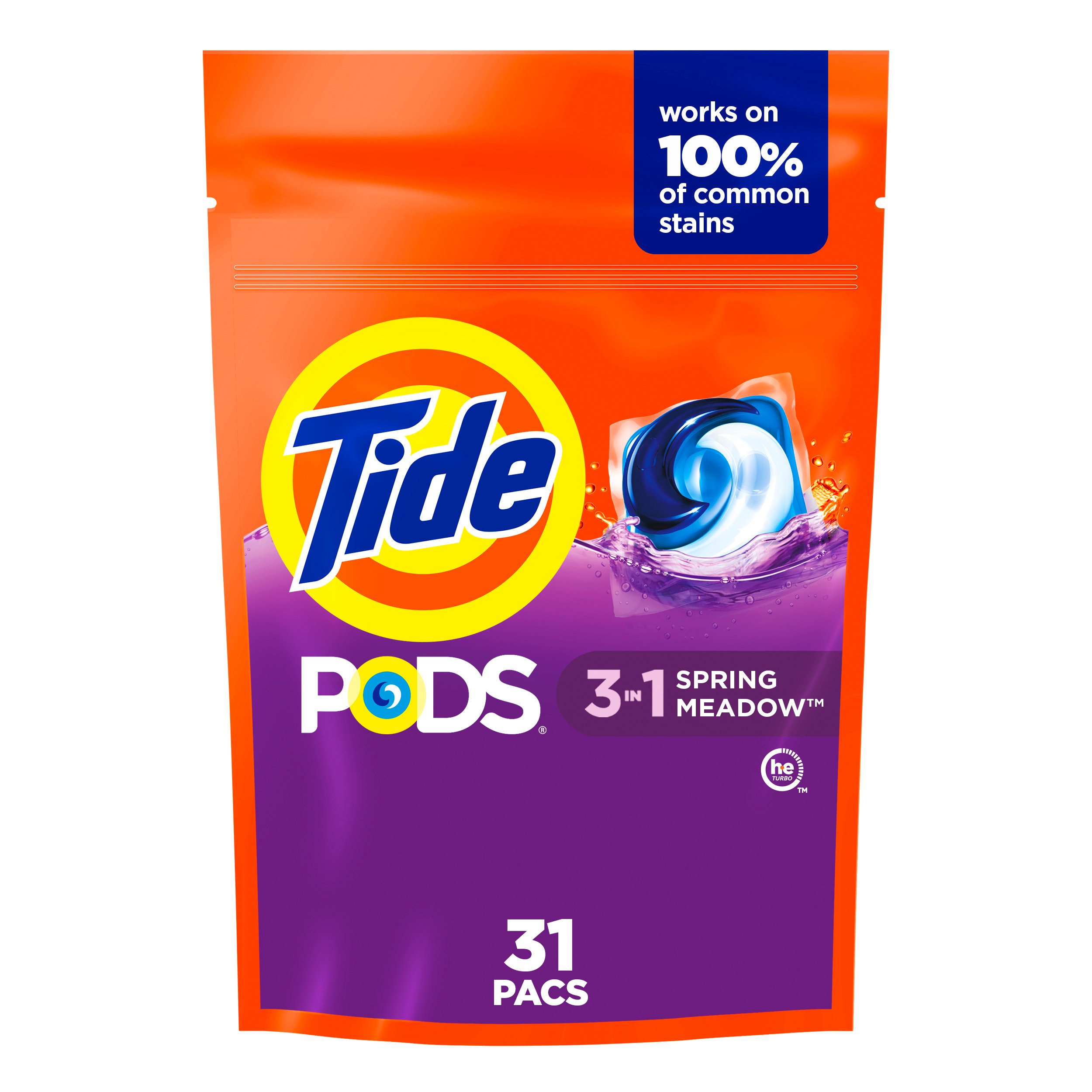 Tide PODS Spring Meadow HE Laundry Detergent Pacs - Shop ...
