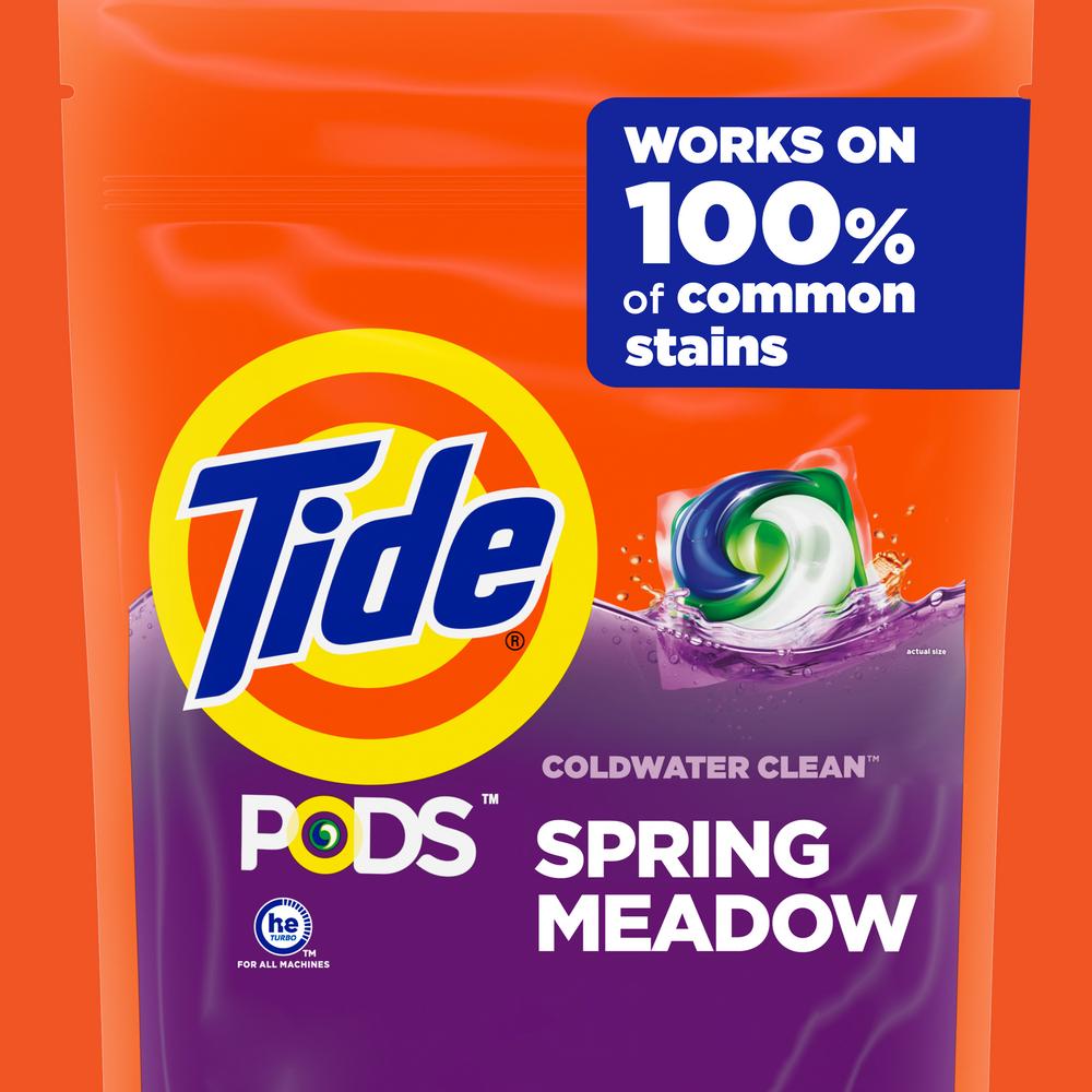 Tide PODS Spring Meadow HE Laundry Detergent Pacs; image 7 of 10