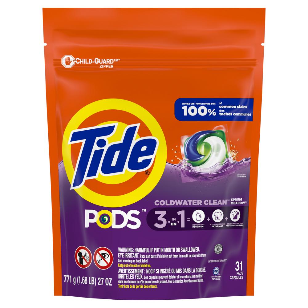 Tide PODS Spring Meadow HE Laundry Detergent Pacs; image 8 of 10