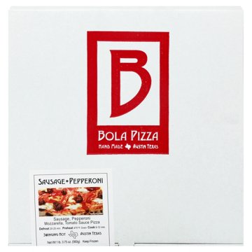 Bola Pizza Frozen Pizza - Sausage & Pepperoni