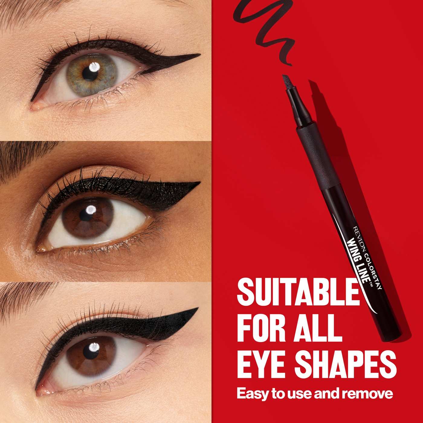 Revlon ColorStay Wing Liner, Blackest Black; image 3 of 7