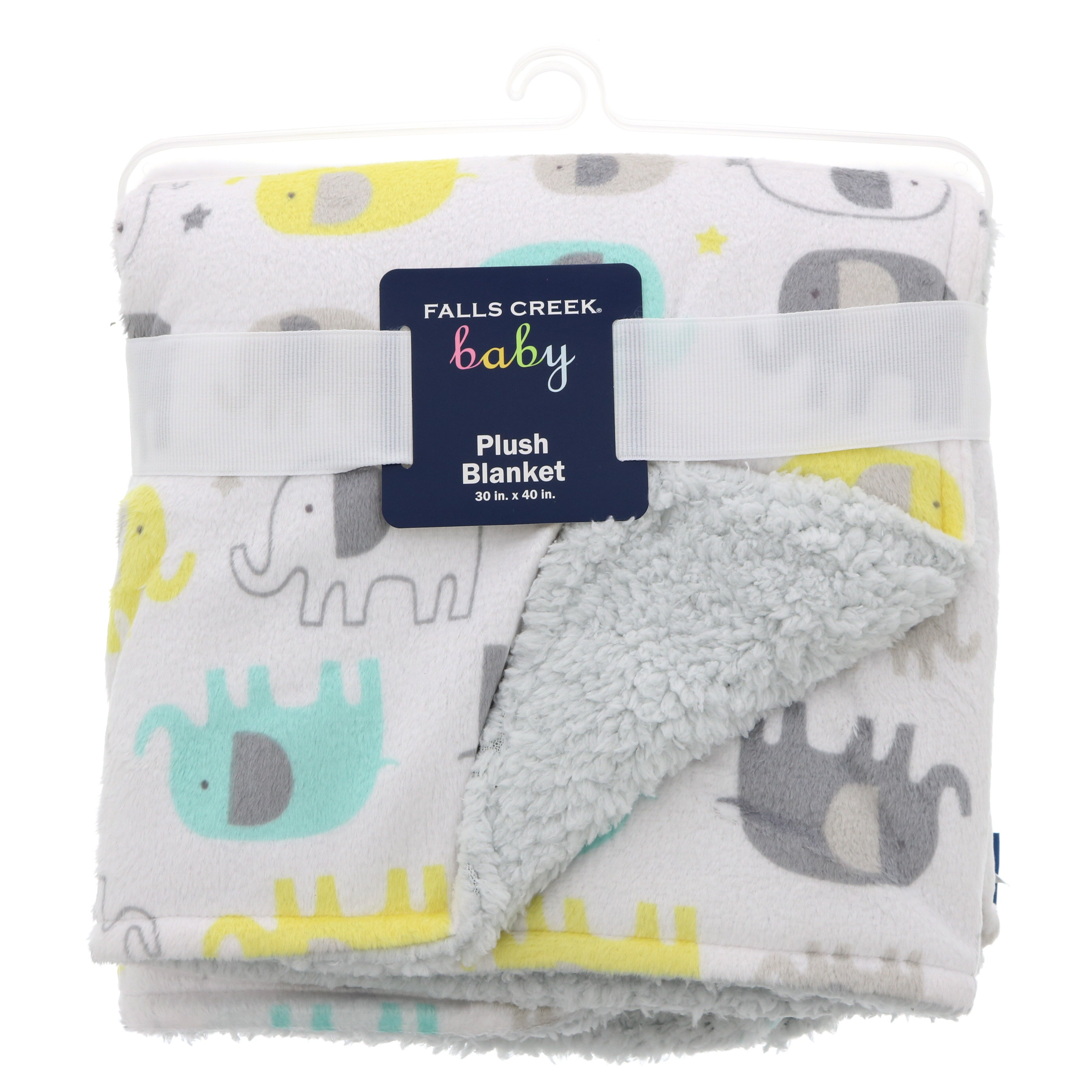 Falls Creek Baby Print Valboa Blanket Neutral Shop Blankets