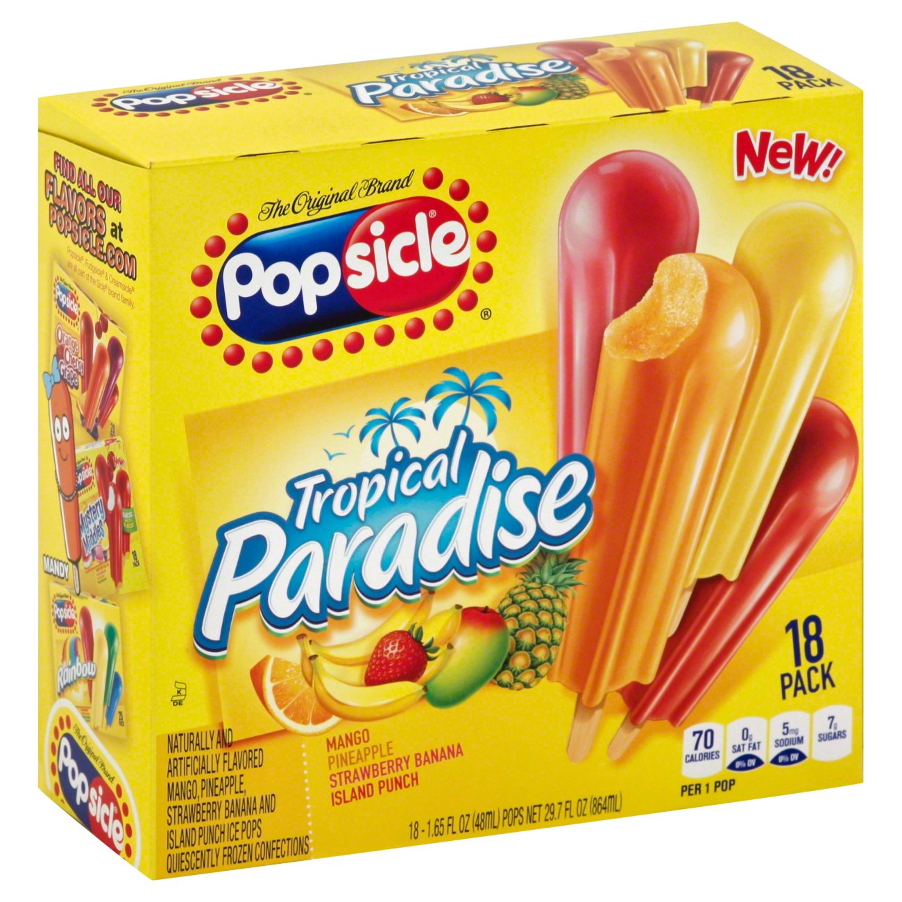 Popsicle Tropical Paradise Shop Bars & Pops at HEB