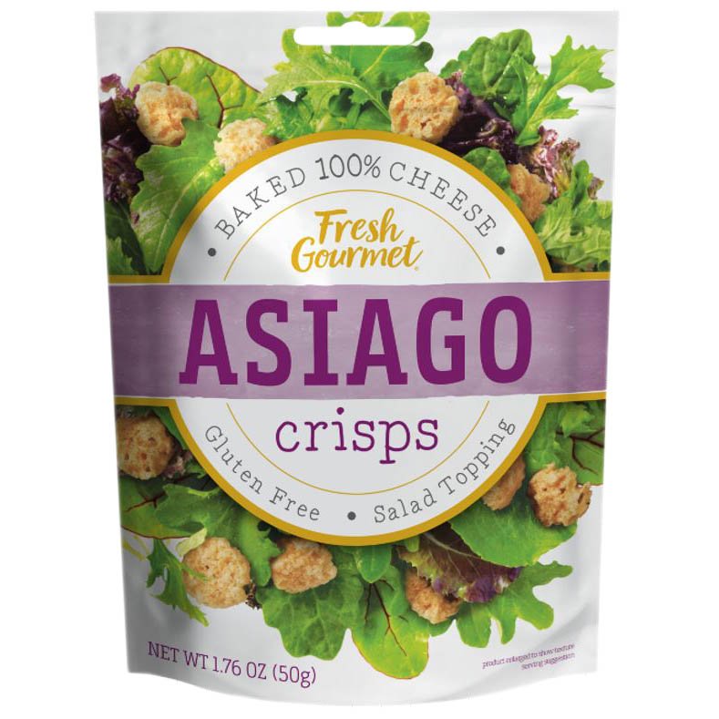 Fresh Gourmet Asiago Cheese Crisps Shop Salad Toppings at HEB