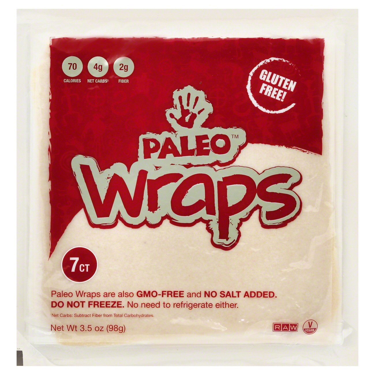 Paleo Julian Bakery Bread Wrap Raw Coconut Meat Shop Tortillas at HEB