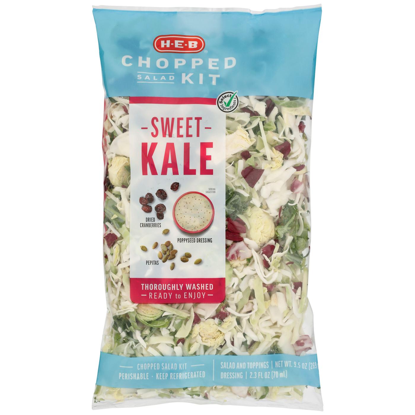 H-E-B Chopped Salad Kit - Sweet Kale; image 1 of 5