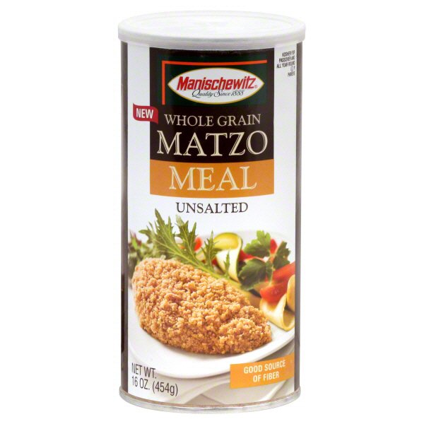 Manischewitz Whole Grain Matzo Meal, Unsalted Shop Baking Ingredients