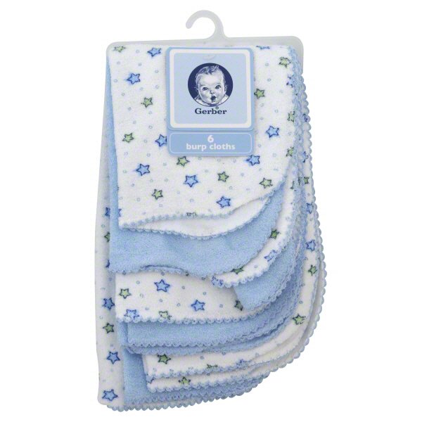 gerber burp cloths