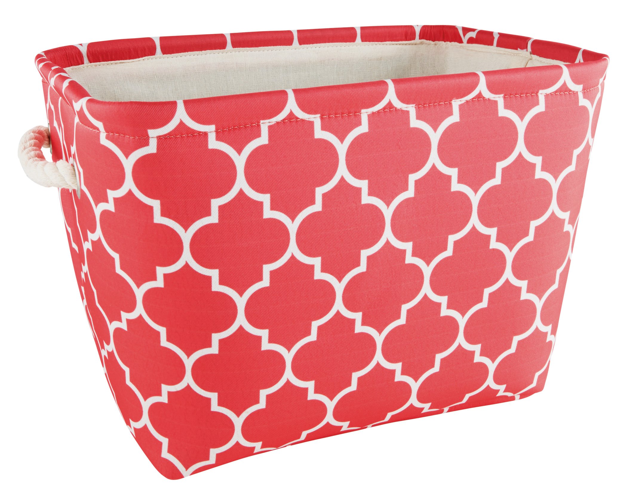 Gourmet Home Products Medium Rectangular Storage, Coral Shop Storage