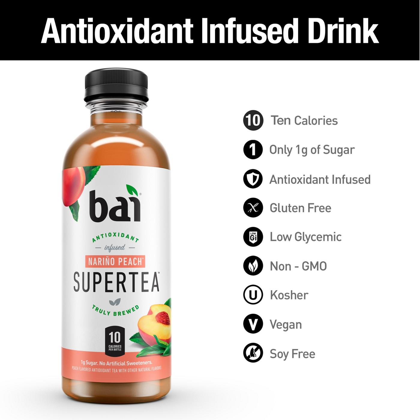 Bai Antioxidant Supertea Narino Peach Tea; image 3 of 4