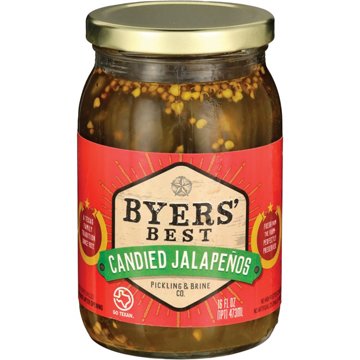 Byers' Best Candied Jalapenos, 16 oz