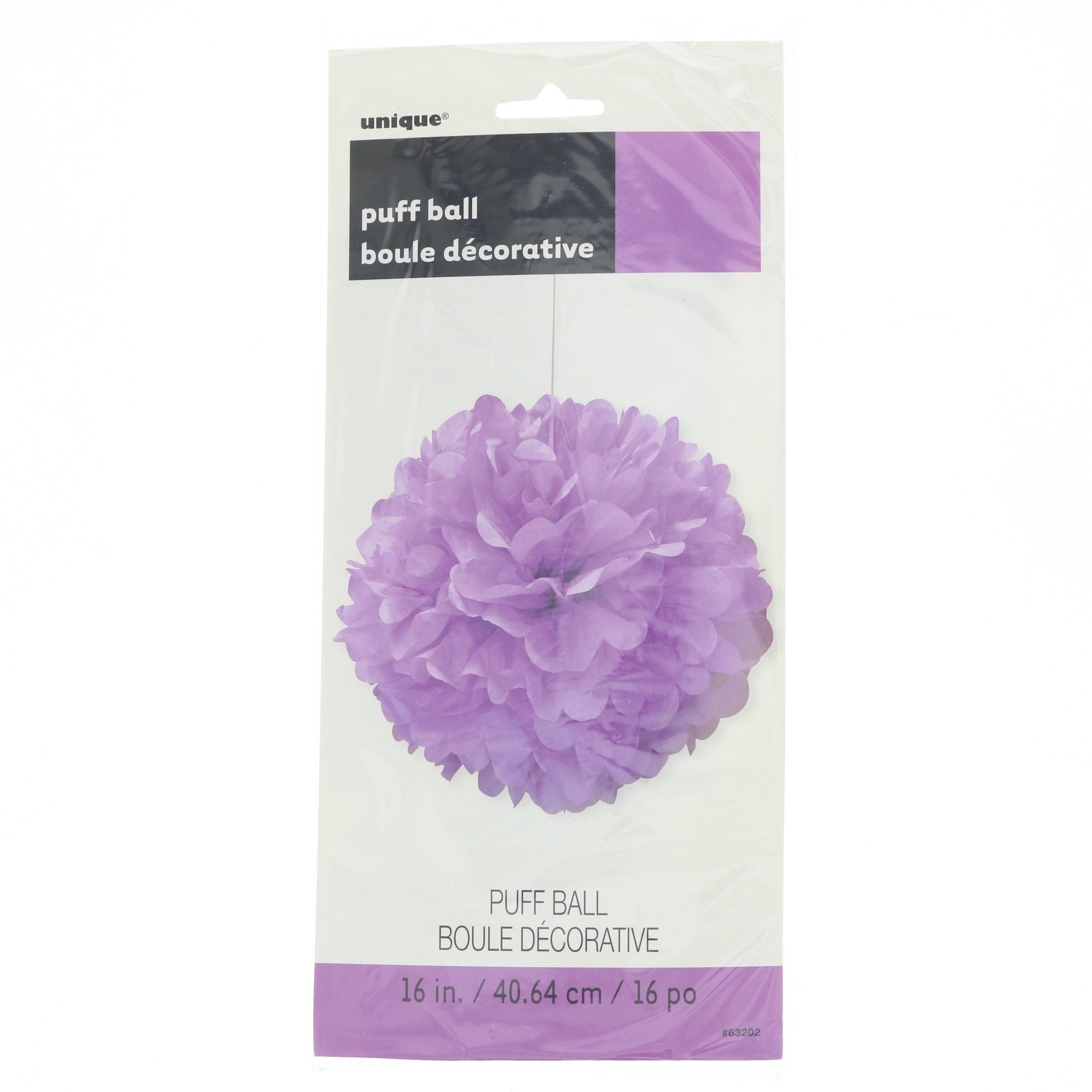 Unique Puff Ball Pretty Purple - Shop Party Supplies at H-E-B