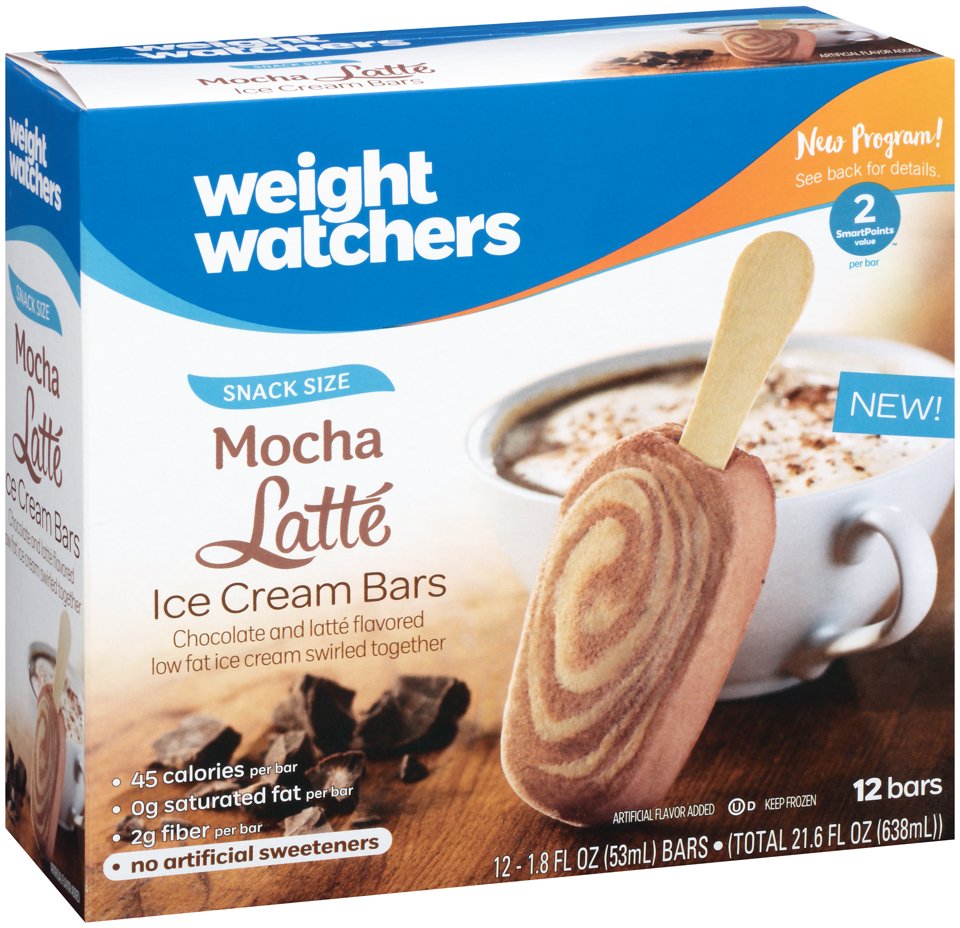 Weight Watchers Mocha Latte Ice Cream Bars Shop Ice Cream at HEB