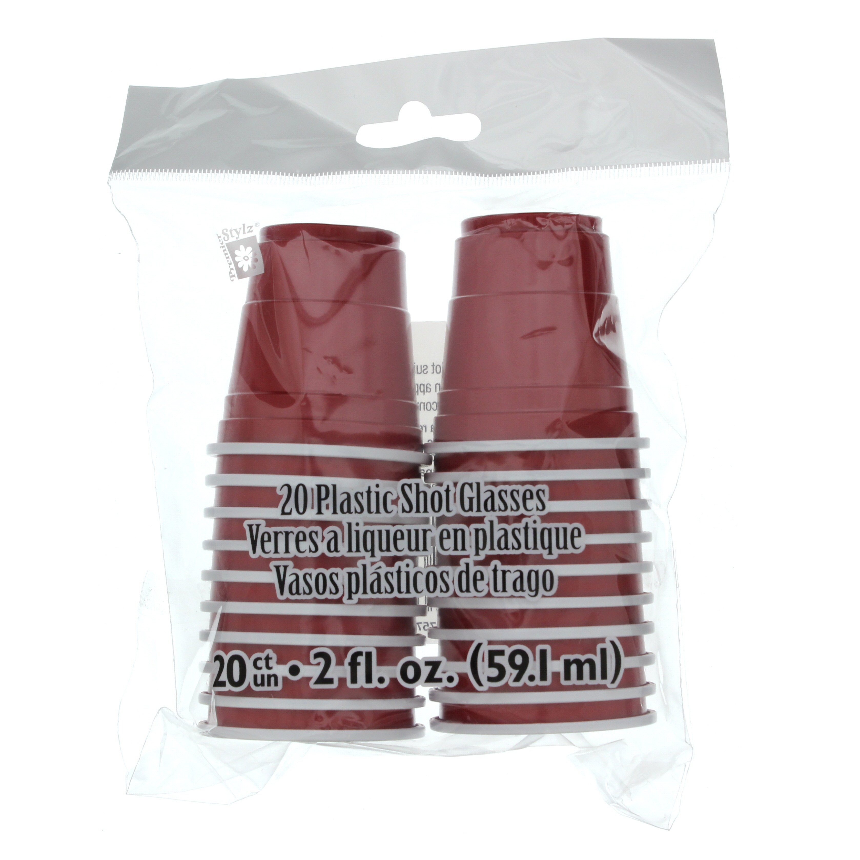 unique Plastic Red Shot Glasses, 2 oz Shop Drinkware at HEB