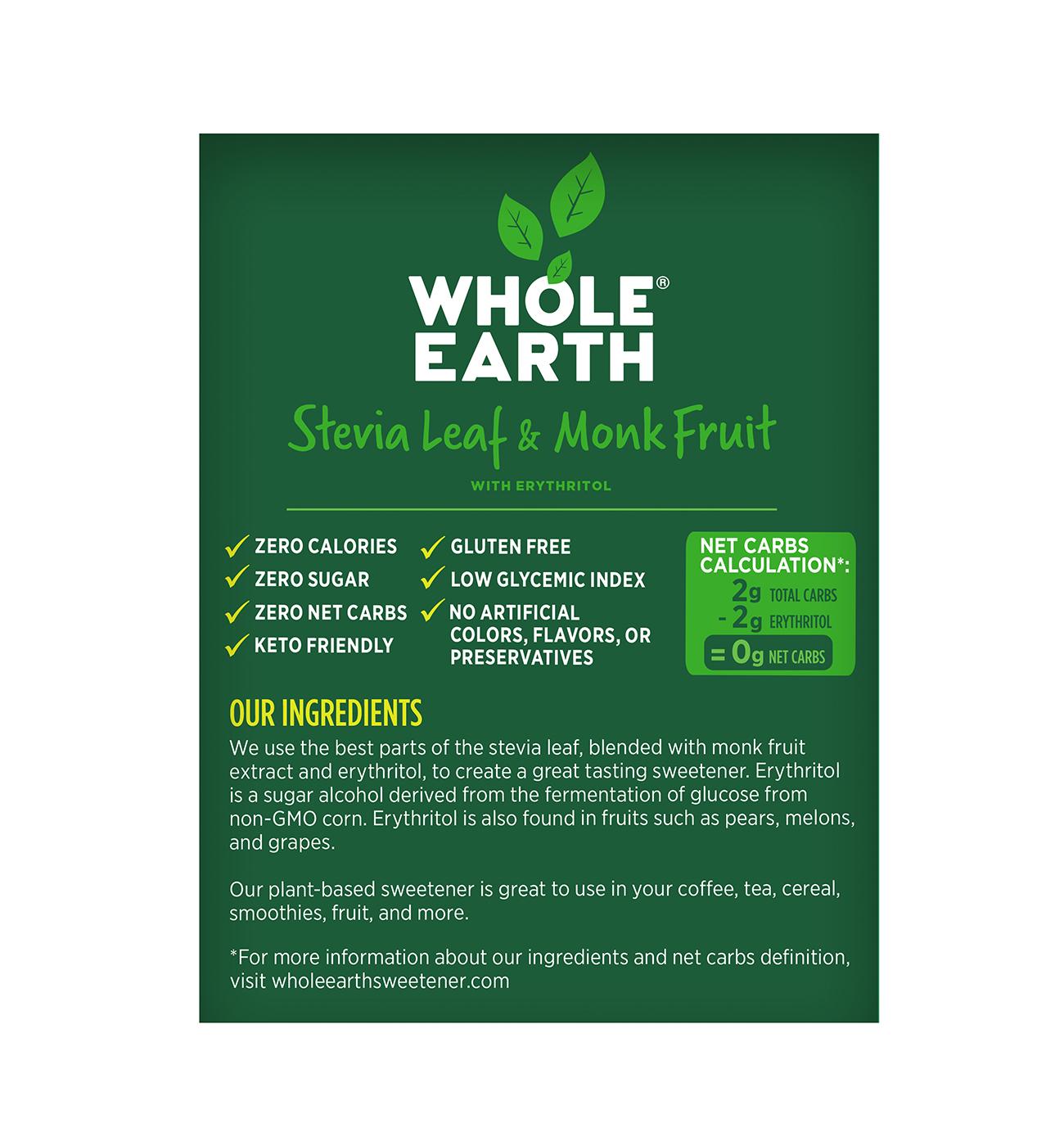 Whole Earth Plant-Based Zero Calorie Sweetener; image 2 of 2