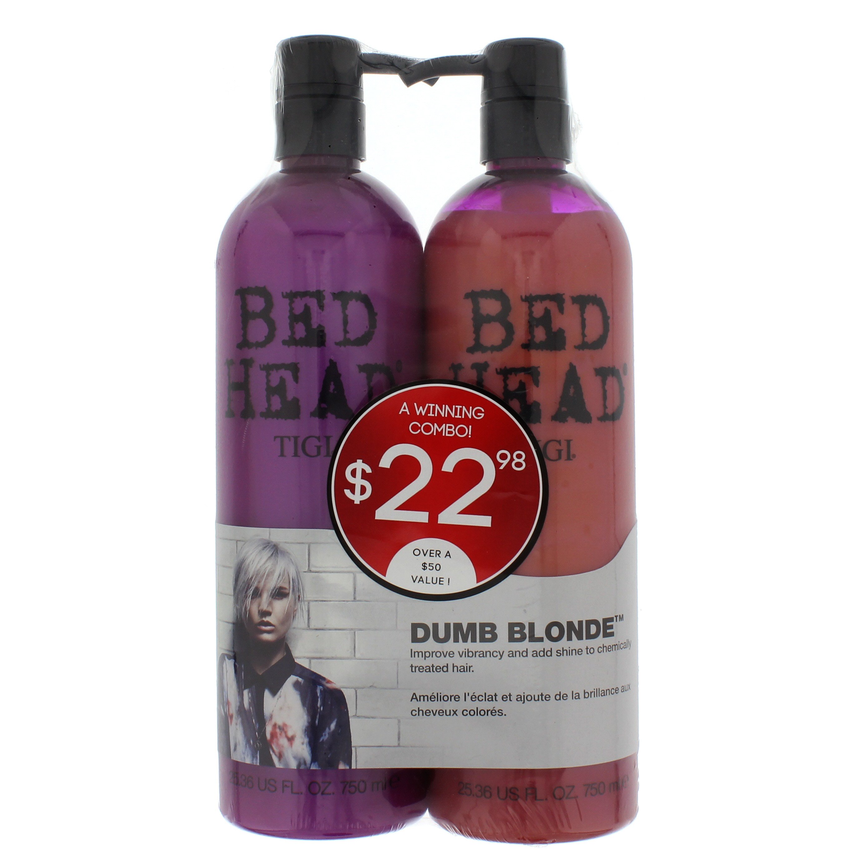 Brandmand parade neutral TIGI Bedhead Dumb Blonde Shampoo & Conditioner Duo Pack - Shop Shampoo &  Conditioner at H-E-B