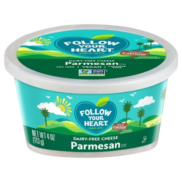 Follow Your Heart Dairy Free Parmesan Style Shredded Cheese Alternative