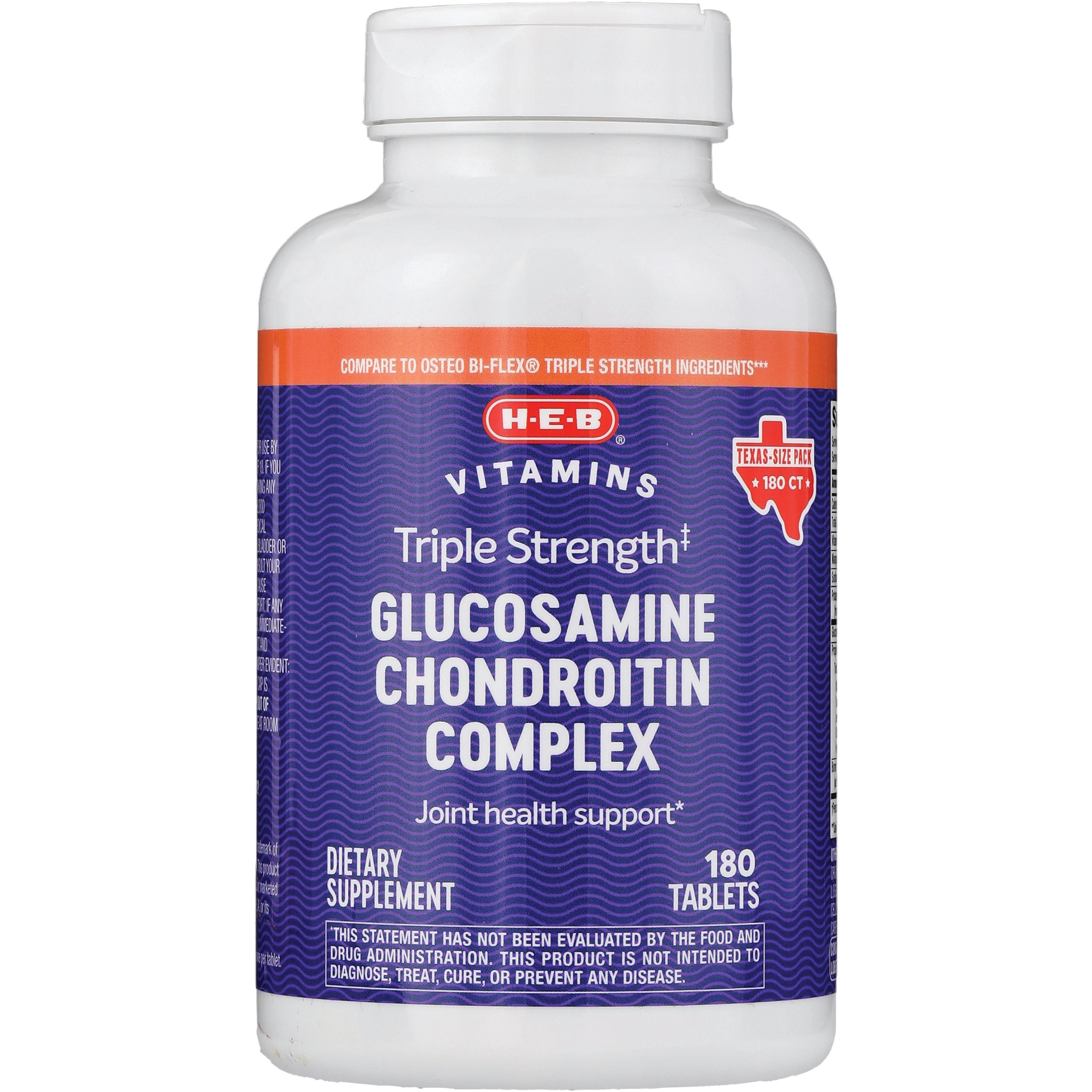HEB Vitamins Glucosamine Chondroitin Complex Triple Strength Tablets