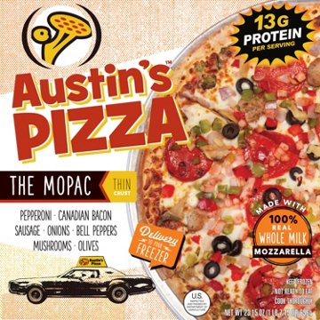 Austin's Pizza The Mopac Thin Crust Frozen Pizza, 23.15 oz