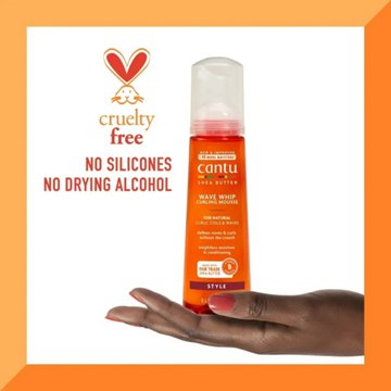 Cantu Shea Butter Wave Whip Curling Mousse, 8.4 oz