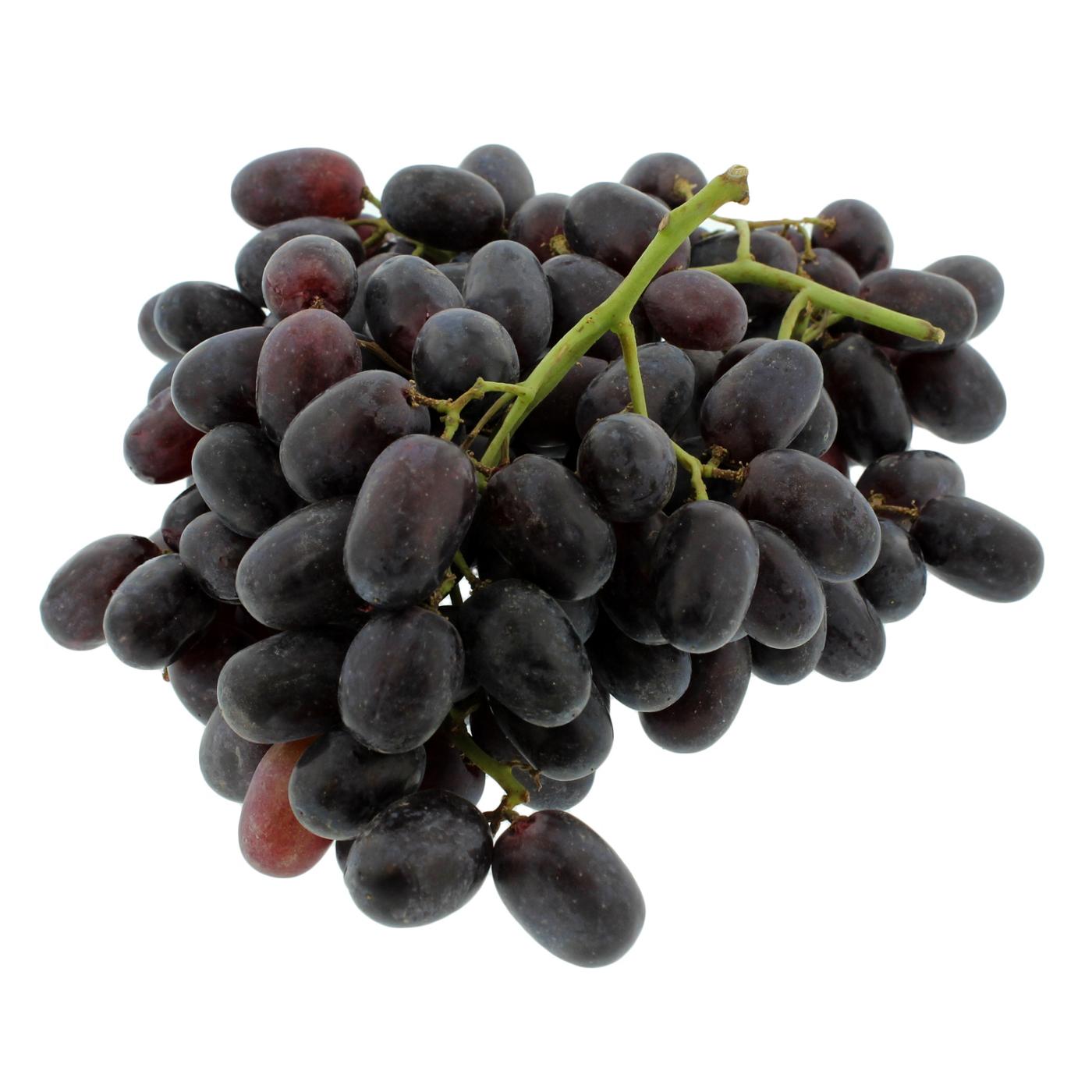 Fresh Organic Black Seeded Grapes; image 2 of 2