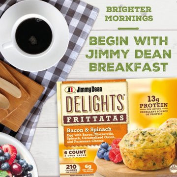 Jimmy Dean Delights Bacon & Spinach Frittatas