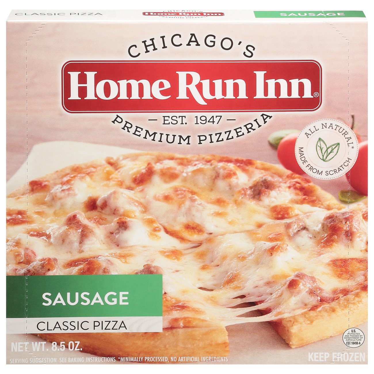 Home Run Inn Frozen Sausage & Uncured Pepperoni Classic Pizza