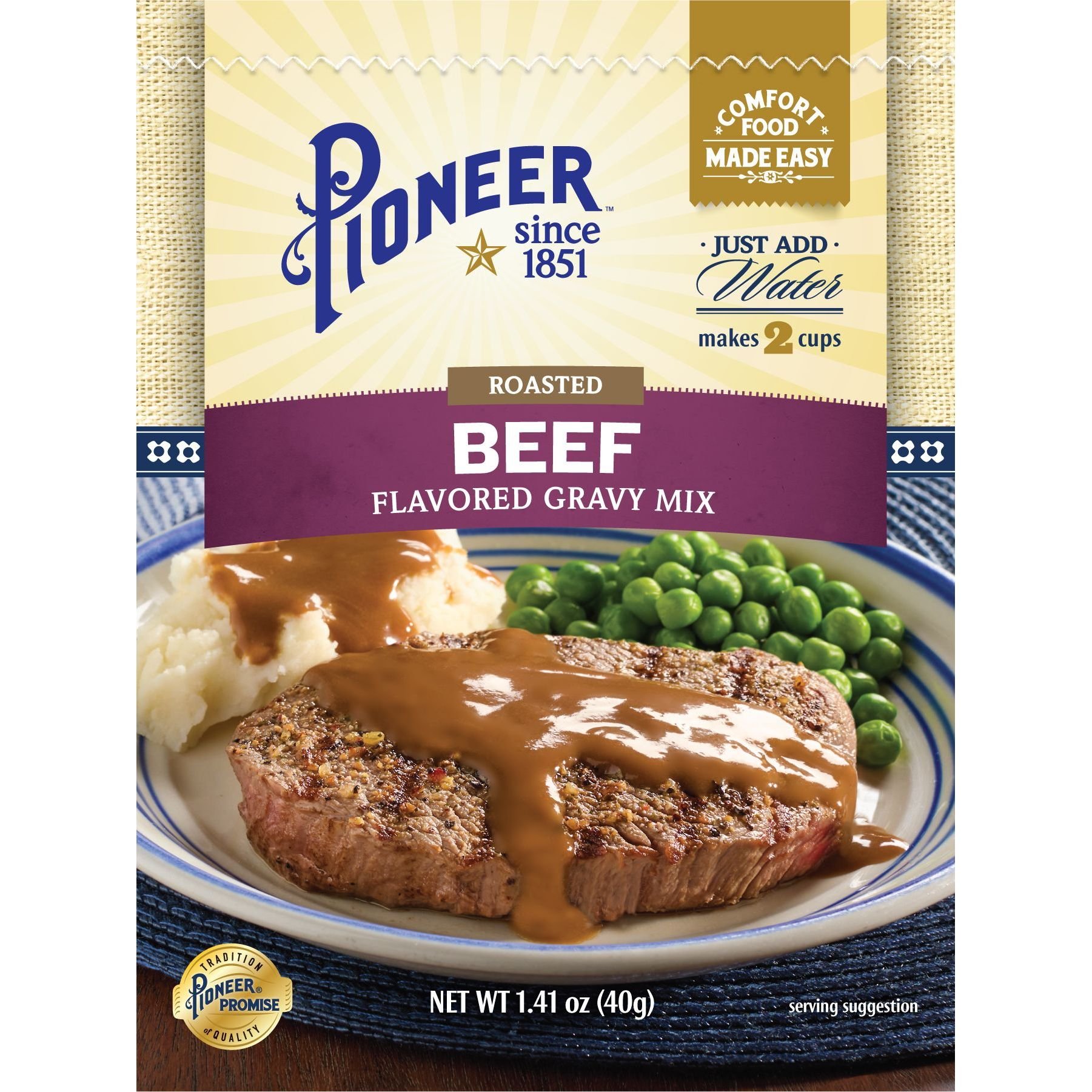 Pioneer Brand Roasted Beef Gravy Mix Shop Gravy at HEB