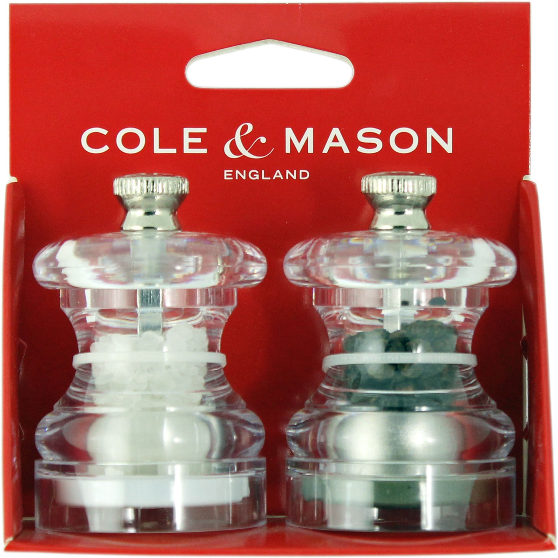 COLE & MASON Cole & Mason Button Salt & Pepper Mill Set Shop Kitchen