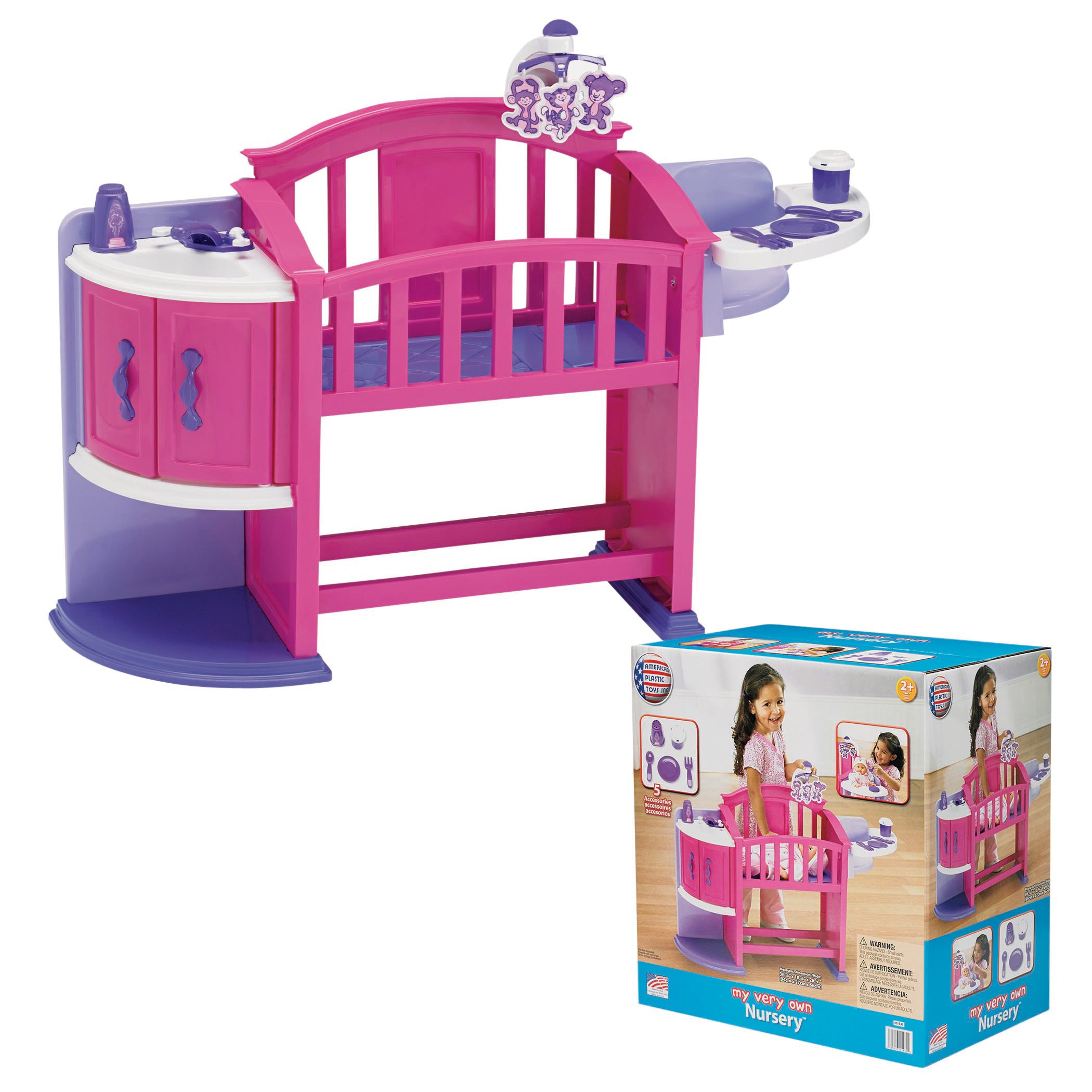 American Plastic Toys 11380 My Very Own Nursery Pink for sale online 