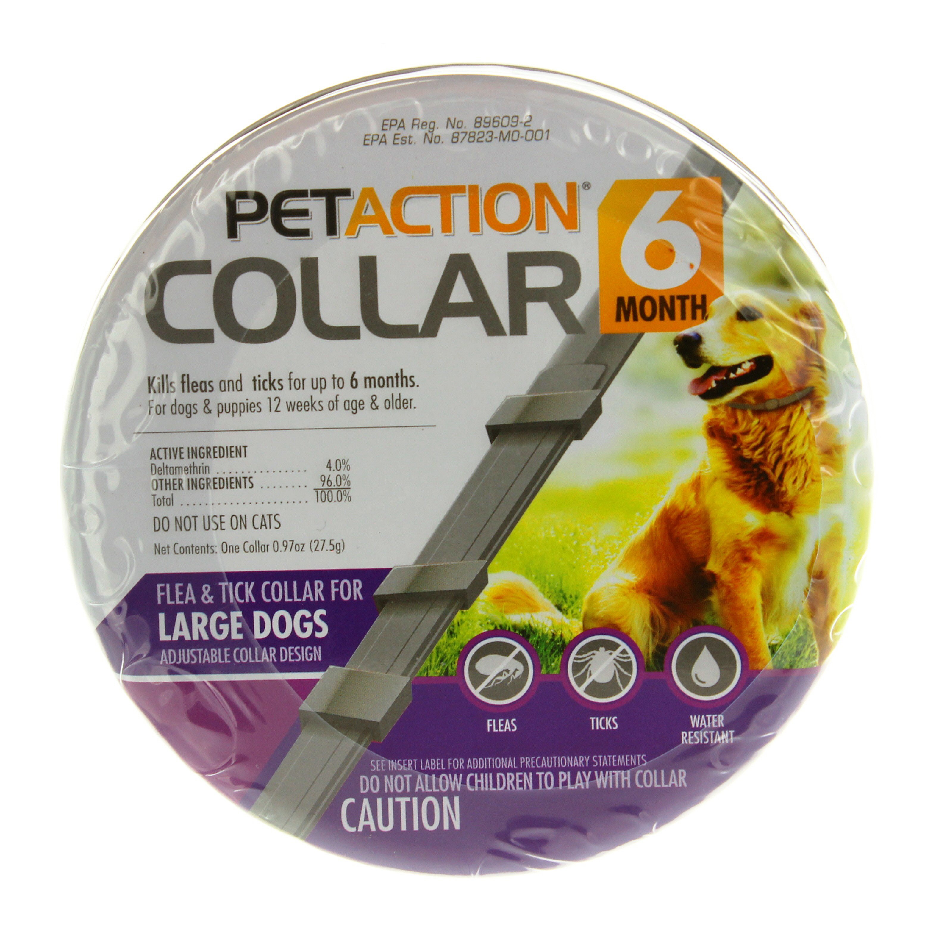 Pet action outlet flea collar