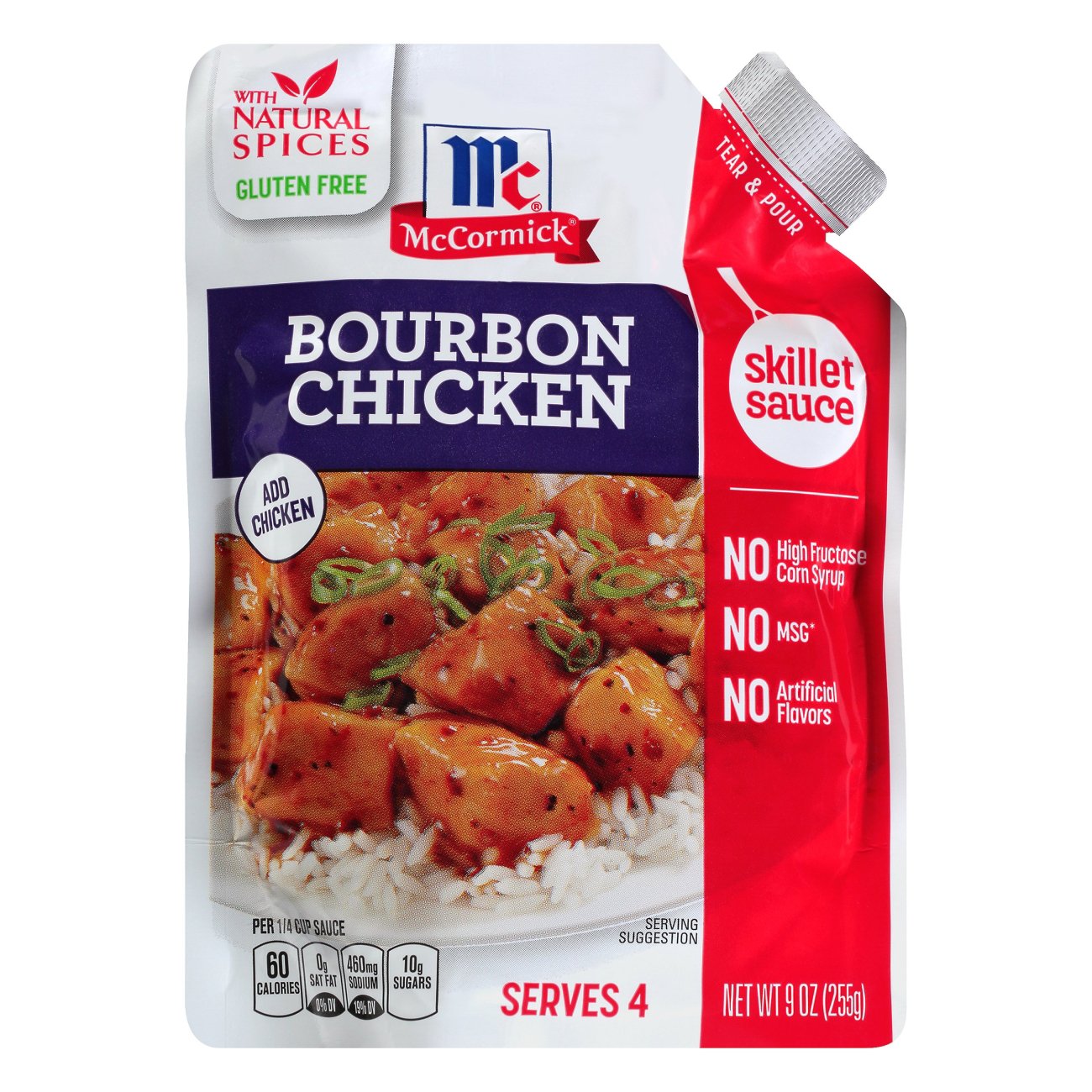 McCormick Skillet Sauce Bourbon Chicken - Shop Sauces & Marinades at H-E-B