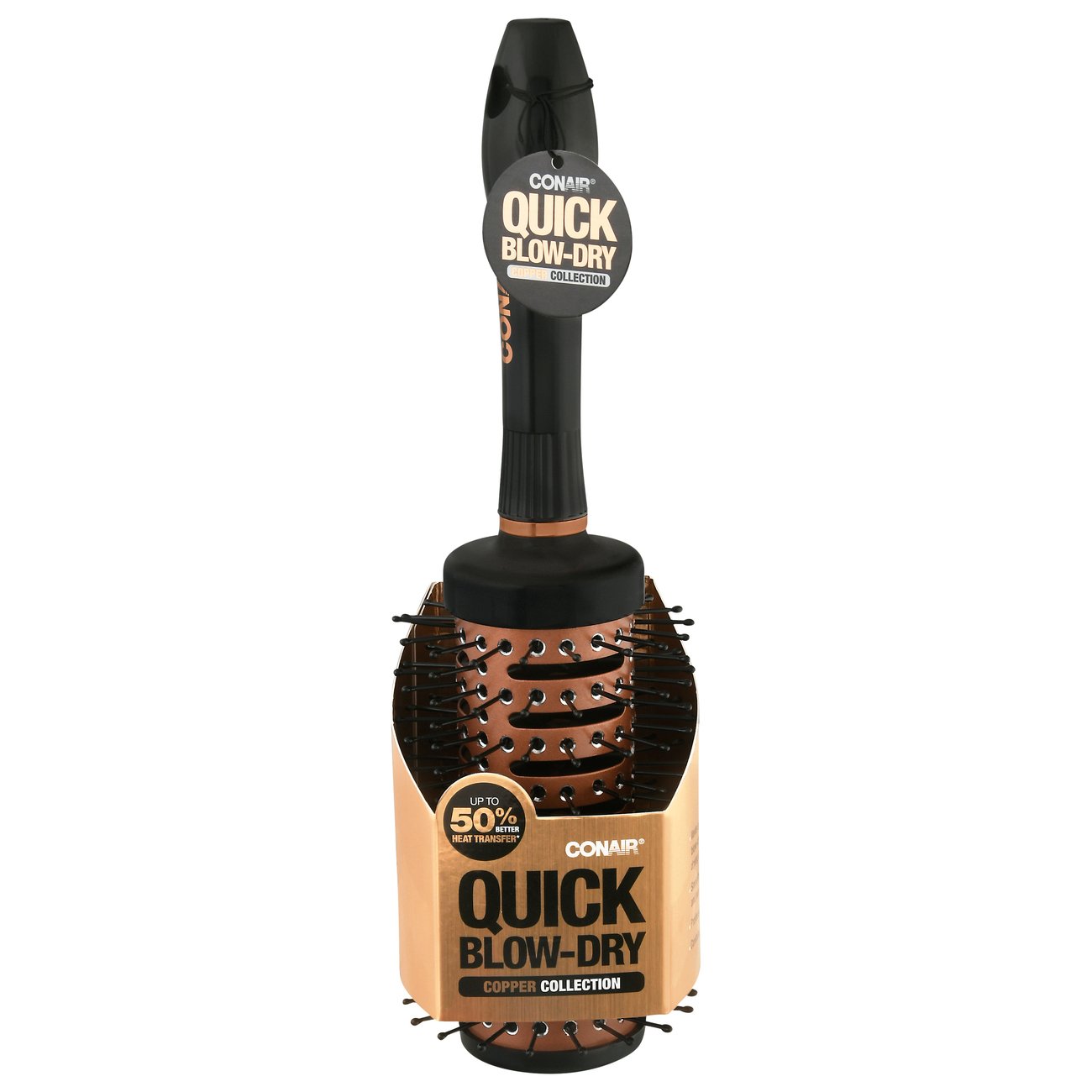 Conair Quick BlowDry Vented Round Brush Shop Brushes & Combs at HEB