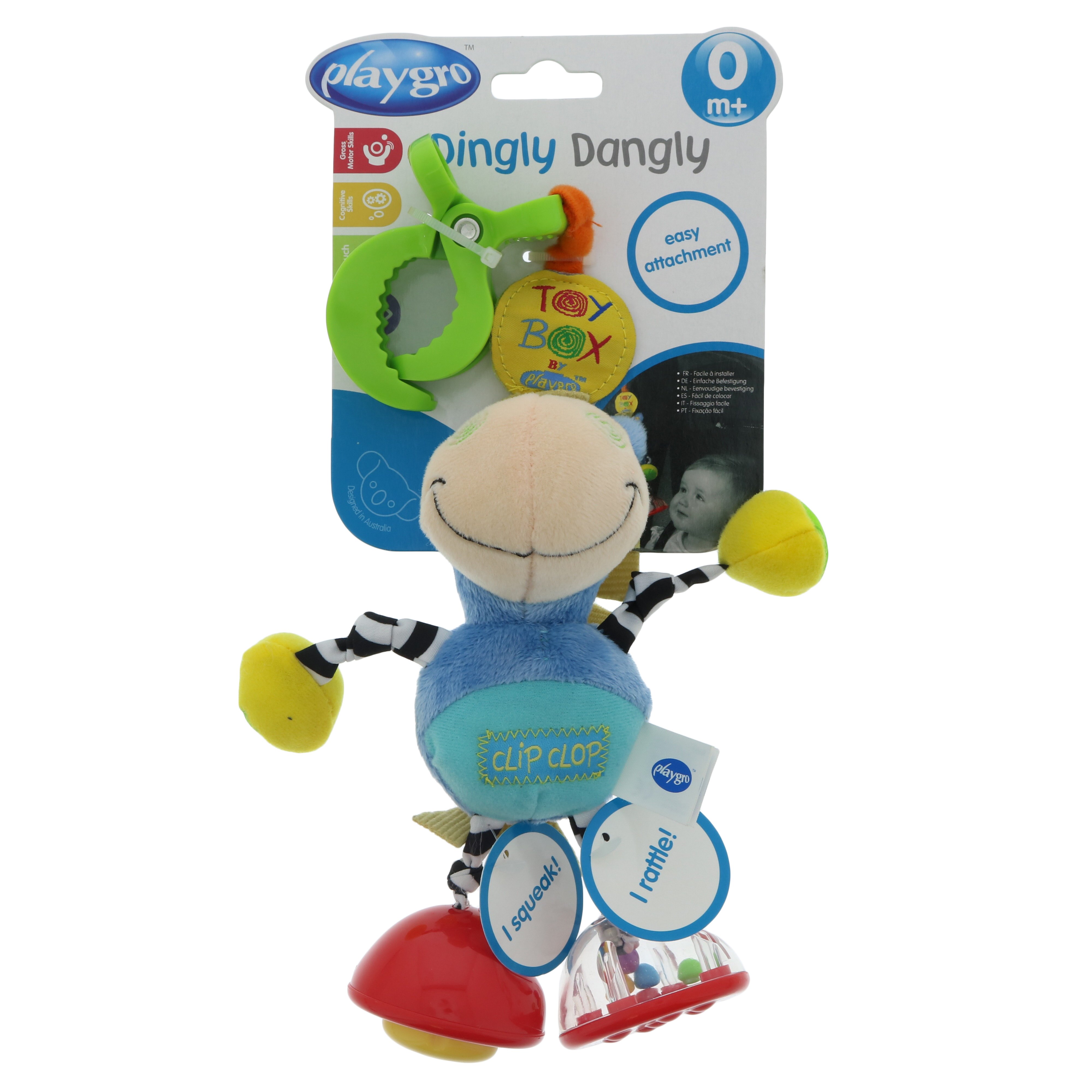 Playgro Toy Box Dingly Dangly Clip Shop Baby Toys at HEB